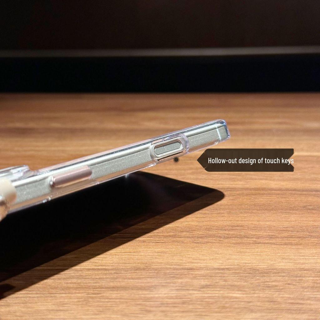 Магнитный чехол для iPhone 16/17 Pro Max - Защита от пожелтения, Прозрачный ПК, Защитная крышка