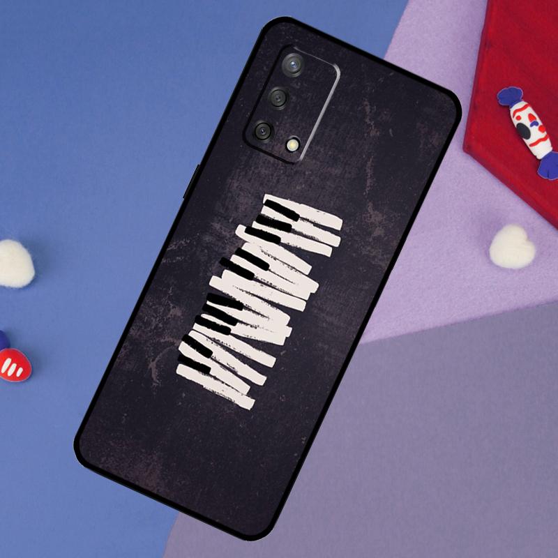 Минималистичный Чехол для Любителя Музыки для Oppo A78 A18 A38 A74 A94 A54 A58 A98 A80 A60 A40 A96 A76 A16 A15 A17 A57 A5 A6 Pro