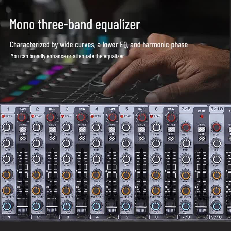 Weishu MTY-G-20 12-Channel Rack Mixer with Bluetooth (CN version)
