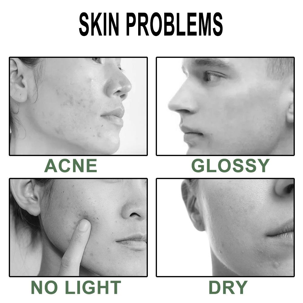 Green Tea Solid Mask Activated Carbon Cleansing Purifying Clay Mud Mask Moisturizing Face Mask Oil Control Remove Blackhead