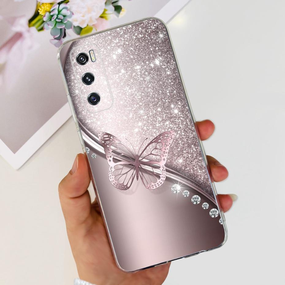 Чехол для телефона Vivo V20 SE V2022 V2023 Vivo V20 V2024 V2025 Мягкий силиконовый ТПУ Задняя крышка Для VivoV20 V 20 20SE Бампер