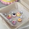Cute Cake Pendant Keychain Ins Bag Accessories Simple Car Keyring Lovers