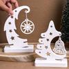 Christmas Ornament Snowflake Bell Pendant Mold DIY with Base Plaster Resin Listing Silicone Molds Home Xmas Party Dec Craft Gift