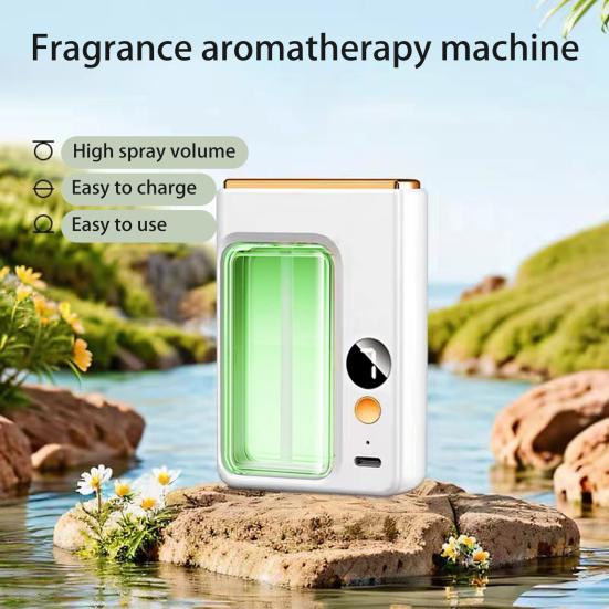 Автоматический ароматерапевтический диффузор с парфюмом, 7 уровней дезодорации, освежитель воздуха, перезаряжаемый увлажнитель воздуха с эфирным маслом