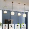 Modern Pendant Light Nordic Minimalist Hanging Lamp Ceiling Dining Room Decoration Glass Ball Chandelier Lighting Living Bedroom