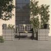 Day and Night - Day and Night Garden Furniture with Cushions 4 Pieces Gray Synthetic Rattan