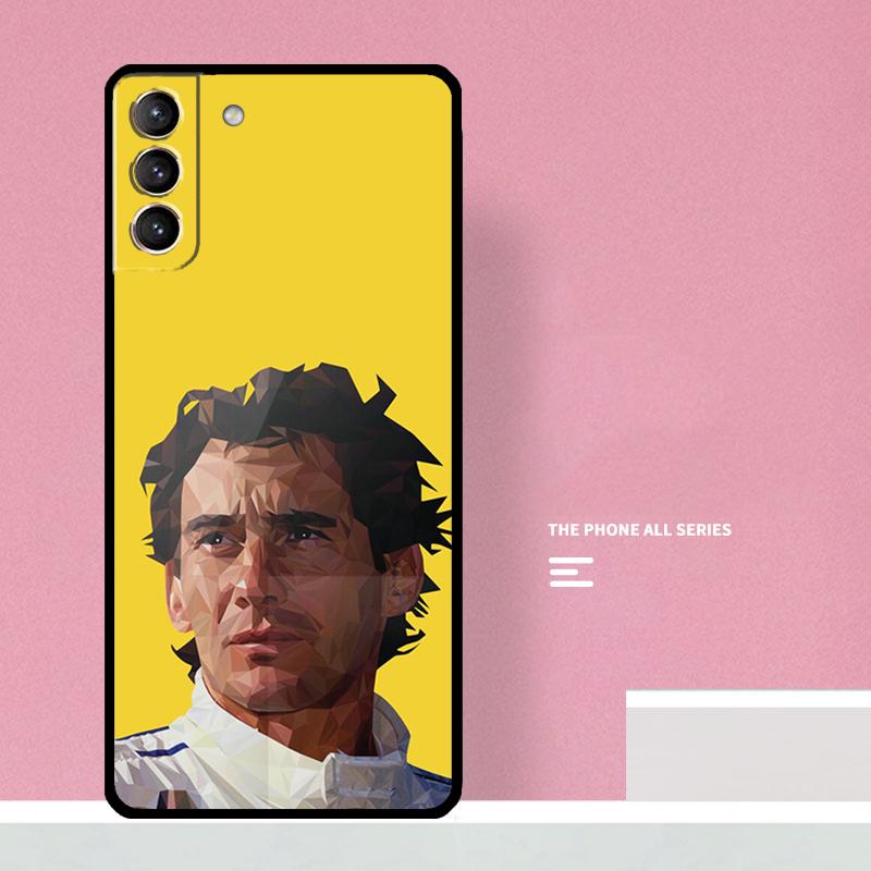 Racing Ayrton Senna Case For Samsung Galaxy S22 S23 Ultra S20 S21 FE Note 10 Plus S8 S9 S10 Note20 Ultra Cover