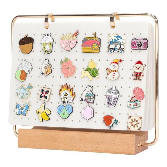 Pin Organizer Collection Brooch Pin Holder Display Storage Calendar 6 Pages