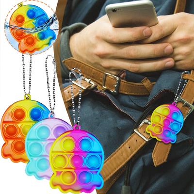 Игрушка для снятия стресса для детей-аутистов, для взрослых, праздничная игрушка, брелок для ключей