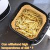50/100pcs-Air Fryer Paper Non-Stick Kitchen Baking Airfryer Mat Oilproof Micro-wave Barbecue Pad Baking Paper Liner Accessories