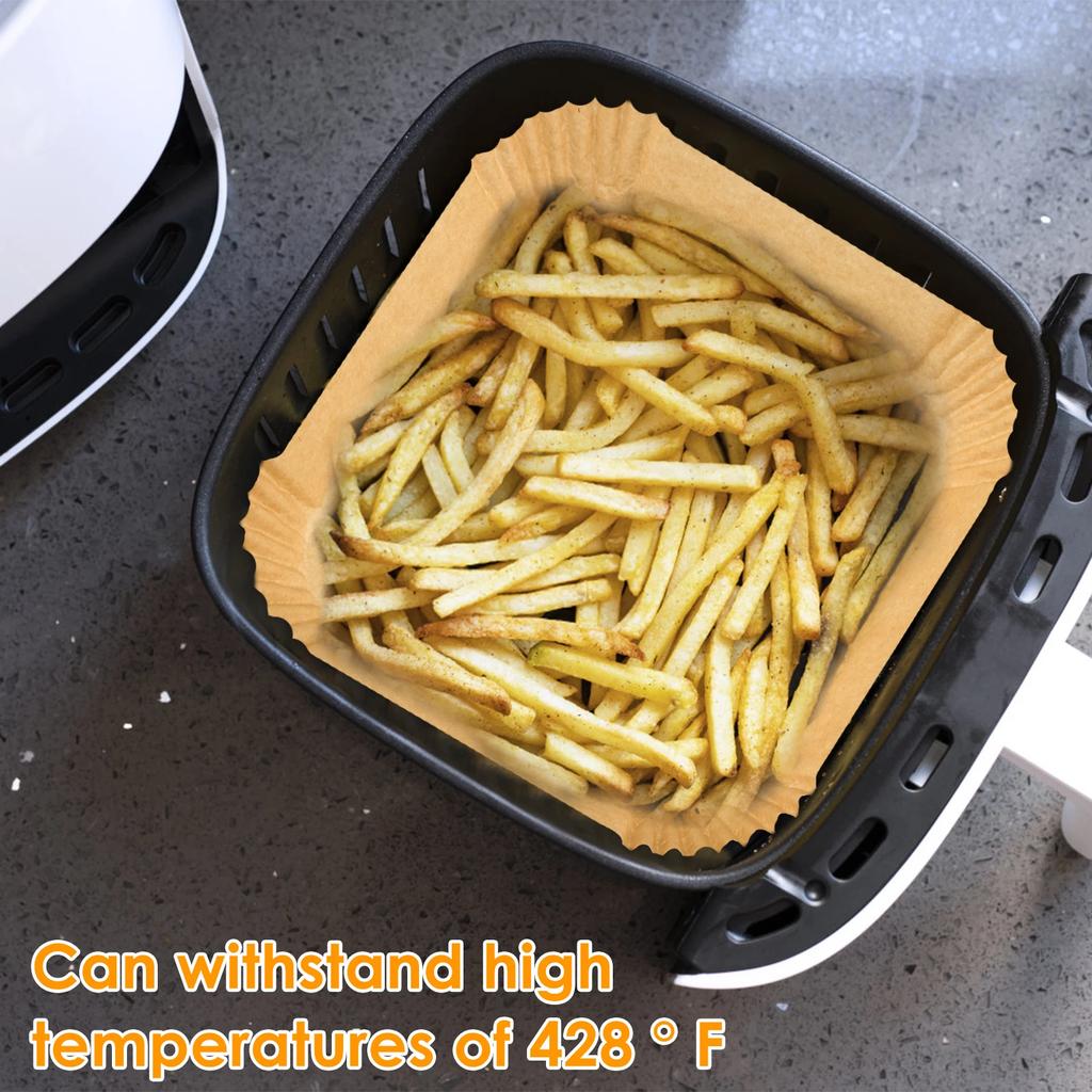50/100pcs-Air Fryer Paper Non-Stick Kitchen Baking Airfryer Mat Oilproof Micro-wave Barbecue Pad Baking Paper Liner Accessories