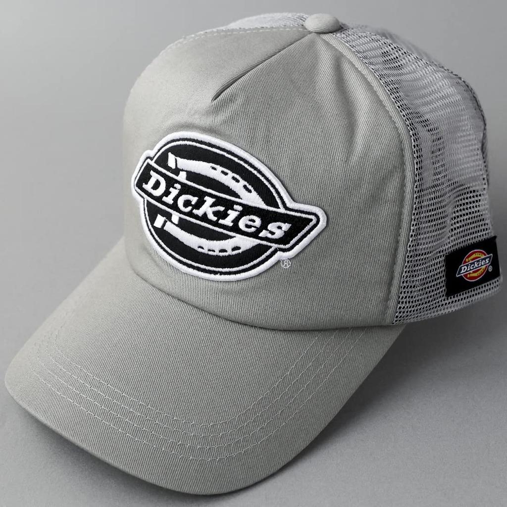 Кепка-сетка Dickies с оригинальным логотипом, мужская и женская, унисекс, черно-серая, американский кэжуал, уличный стиль, размер XL