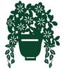 2. Flowerpot pendant, flowers, openwork decoration, COLORS