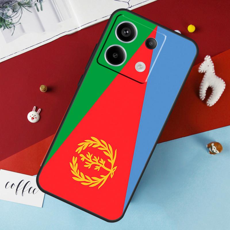 Чехол с флагом Эритреи для Xiaomi Redmi 12 13C 12C 10C 9C Redmi Note 13 9 10 11 12 Pro 9S 10S 11S 12S Cover