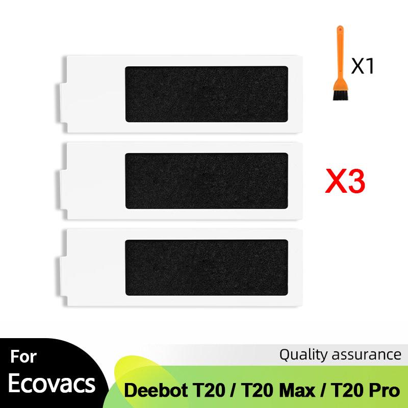 For ECOVACS Deebot T20 Omni / T20 Max / T20 Pro Vacuum Cleaner Accessories Main Side Brush Mop Cloth HEPA Filter Dust Bag Parts
