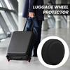 8 шт. силиконовые бесшумные чехлы на колеса багажа, мягкие гибкие износостойкие шумопоглощающие защитные чехлы на колеса чемодана