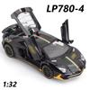РУМ1:32 Scale Lamborghini Aventador LP780-4 модель автомобиля из сплава, световой и звуковой эффект, литой автомобиль, игрушки для мальчиков, детские игрушки, подарок на день рождения, автомобильные игрушки, детские игрушки