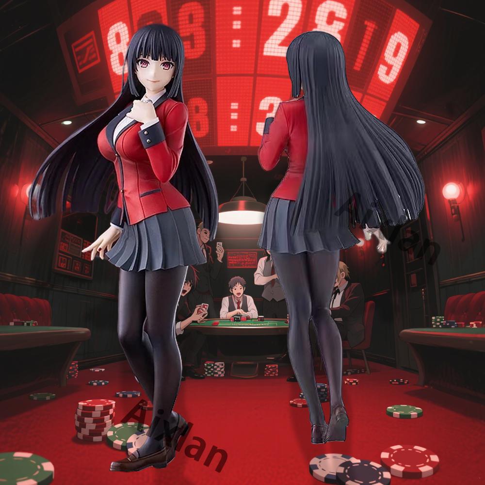 17 см ARTFX J Kakegurui Аниме Фигурка Джабами Юмеко ПВХ Фигурка Действия Коллекционная Модель Игрушки Подарок Украшения Кукла Игрушка
