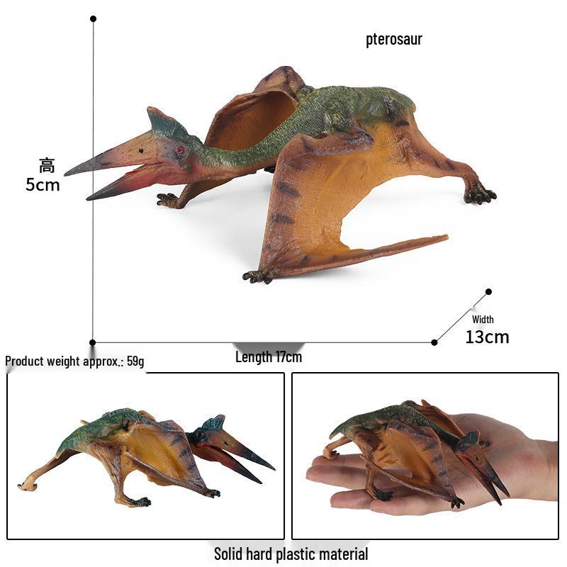 Dinosaur Model Set: T. Rex, Spinosaurus, Mosasaurus, Stegosaurus, Triceratops Cognitive Toys
