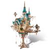 FUNPOLA 3D Puzzle Wooden Puzzle Sky Castle Fantasy Steam Castle Steampunk Dynamic Gear Precision Model DIY Assembly Kit Adult Difficult Complex