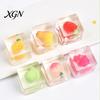 Stress Relief Squeeze Toy Crystal Ice Jelly TPR Soft Fruit Reliever Durable Mud Texture Fidget Sensory for Party Game Relaxation Tool Ball