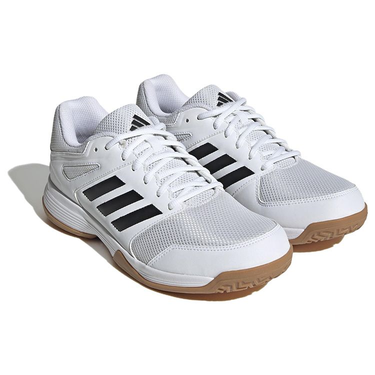 adidas Speedcourt Нескользящие Прочные Легкие Волейбольные Кроссовки с Низким Верхом Мужские Кроссовки Белые ID9498