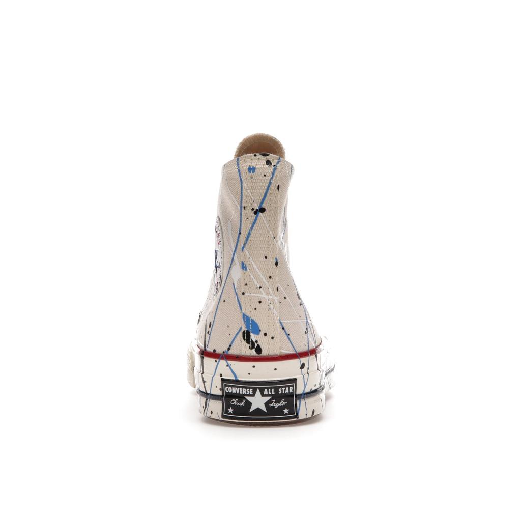 Converse Кроссовки унисекс Chuck 70 High Paint Splatter — Egret Cream Digital-Blue 170802C