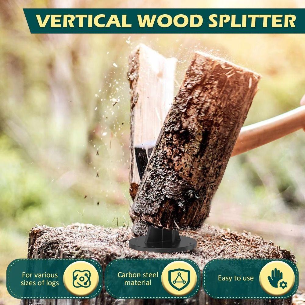 Compact Size Firewood Splitter High Carbon Steel Wood Splitter Safe Log Splitter Outdoor Camping
