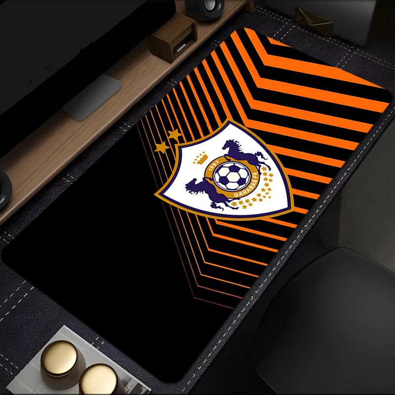 Dynamic Qarabag Crest Design Mouse Pad, Rubber Base, Mouse Pad for Gamers and Office Use, Gaming Desk , Easy To Clean Mat Christmas fan gifts