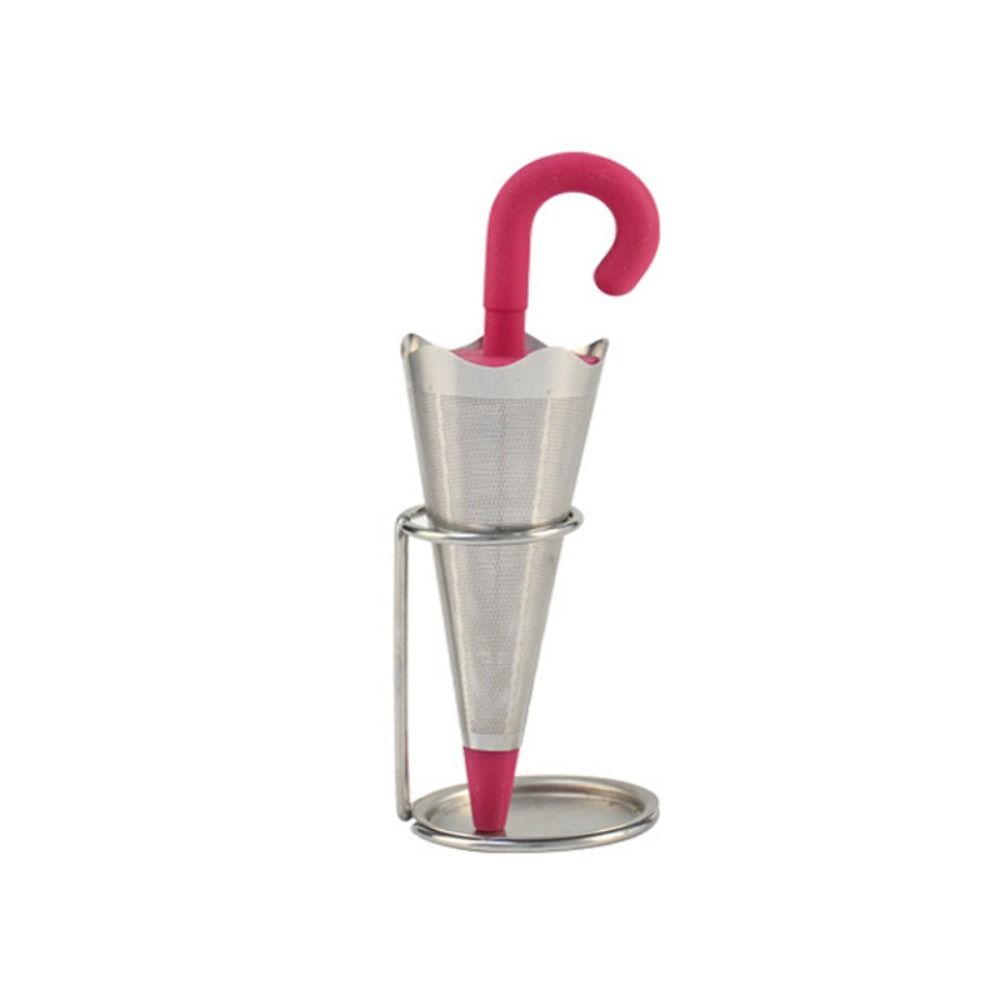 Fine Mesh Tea Strainer with Bracket Mesh Tea Maker Teaweare Umbrella Shape Tea Infuser  Spice