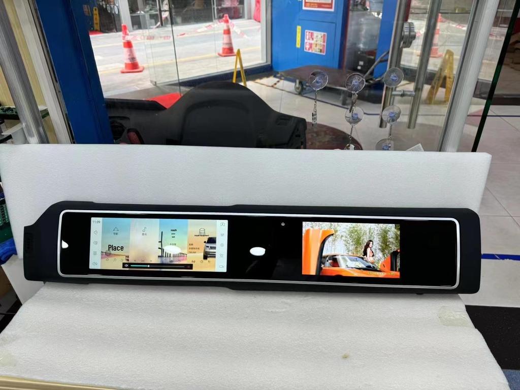 13-17 Range Rover Исполнительная консоль Двойной 12,3'' ЖК-дисплей для переднего пассажира Обновление