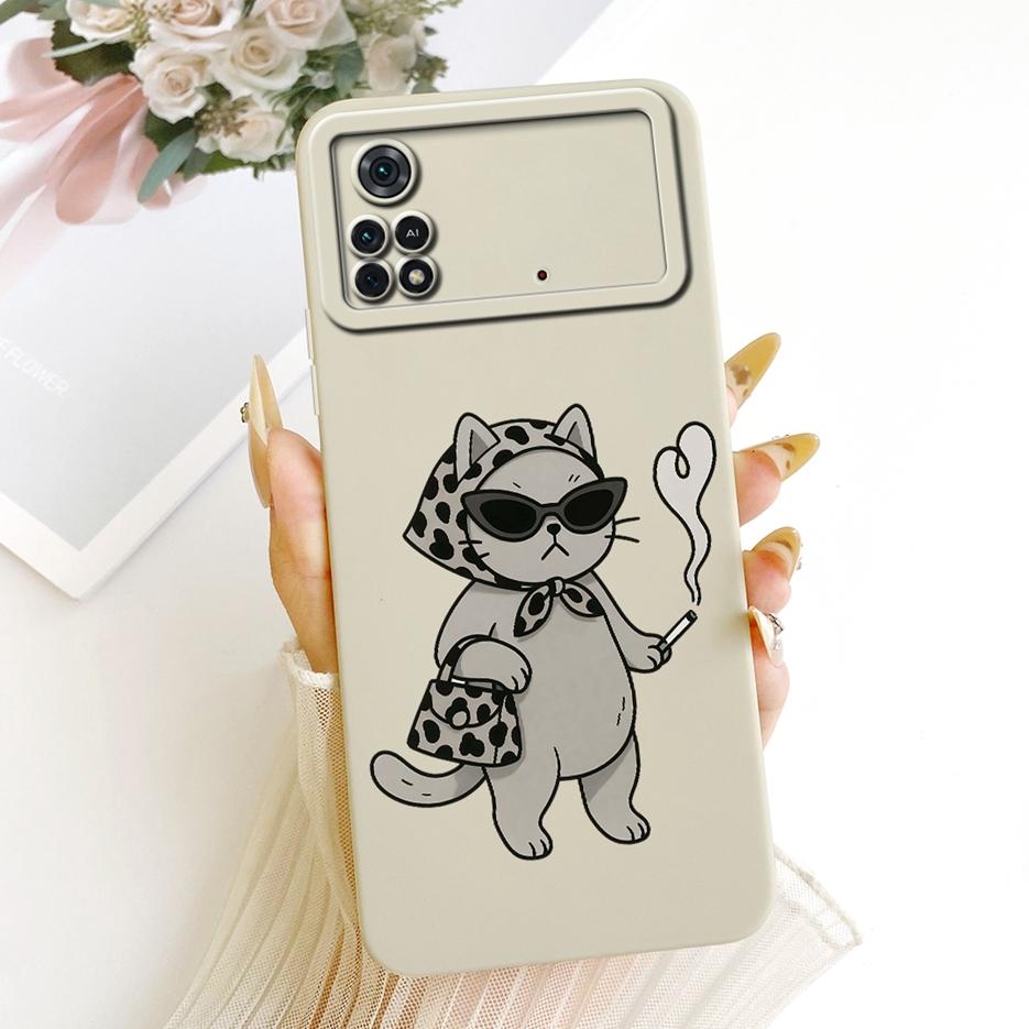 Чехол для Xiaomi Poco M4 Pro 4G Крутой Чехол с Рисунком Совы и Дракона Мягкий Силиконовый Чехол для Телефона Для Xiaomi Poco X4 Pro PocoM4 Pro 5G