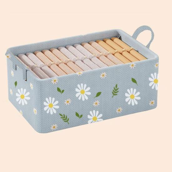 Yousheng Clothes Storage Box Classification with Handle Large Capacity Foldable Stoarge Wardrobe Drawer Organiser Trousers T-shirts Socks Storage Case