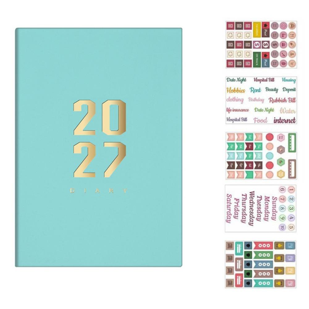 A5 Size Calendar Planner Thick Paper Academic Planner English Language Work Planner For Efficiency