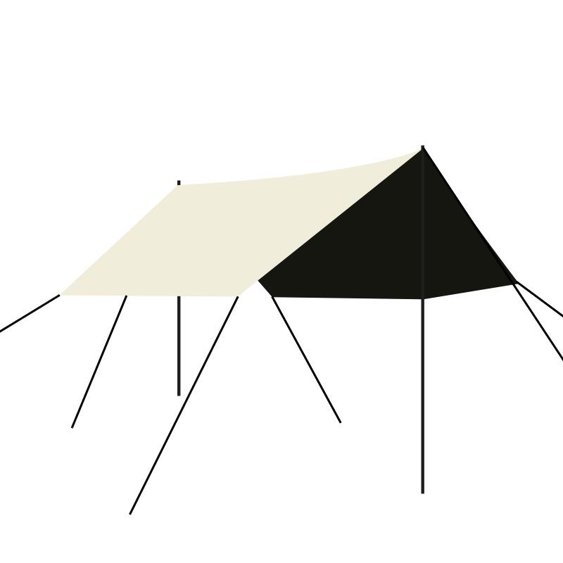 Автомобильный тент-палатка: Навес от солнца и дождя для автомобилей