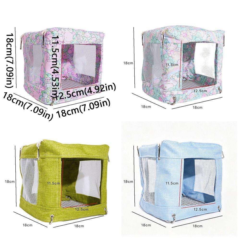 Breathable Mesh Bird Hanging Bed Bite Resistant Parrot House Multi-functional Bird Nest Sparrows