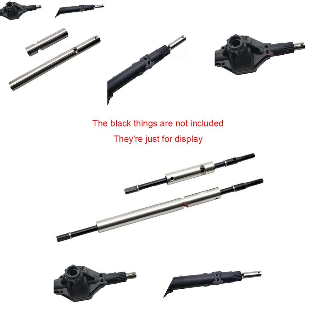 Premium Stainless Steel Axle Tubes Set For Rc 1/10 Truck Axial Ax10 Wraith Rr10