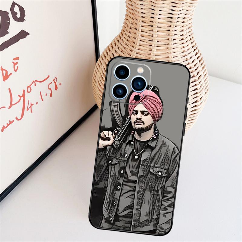 Чехол для iPhone 16 15 Pro 14 Pro Max Plus 11 13 12 Mini X XS XR Sidhu Moose Wala