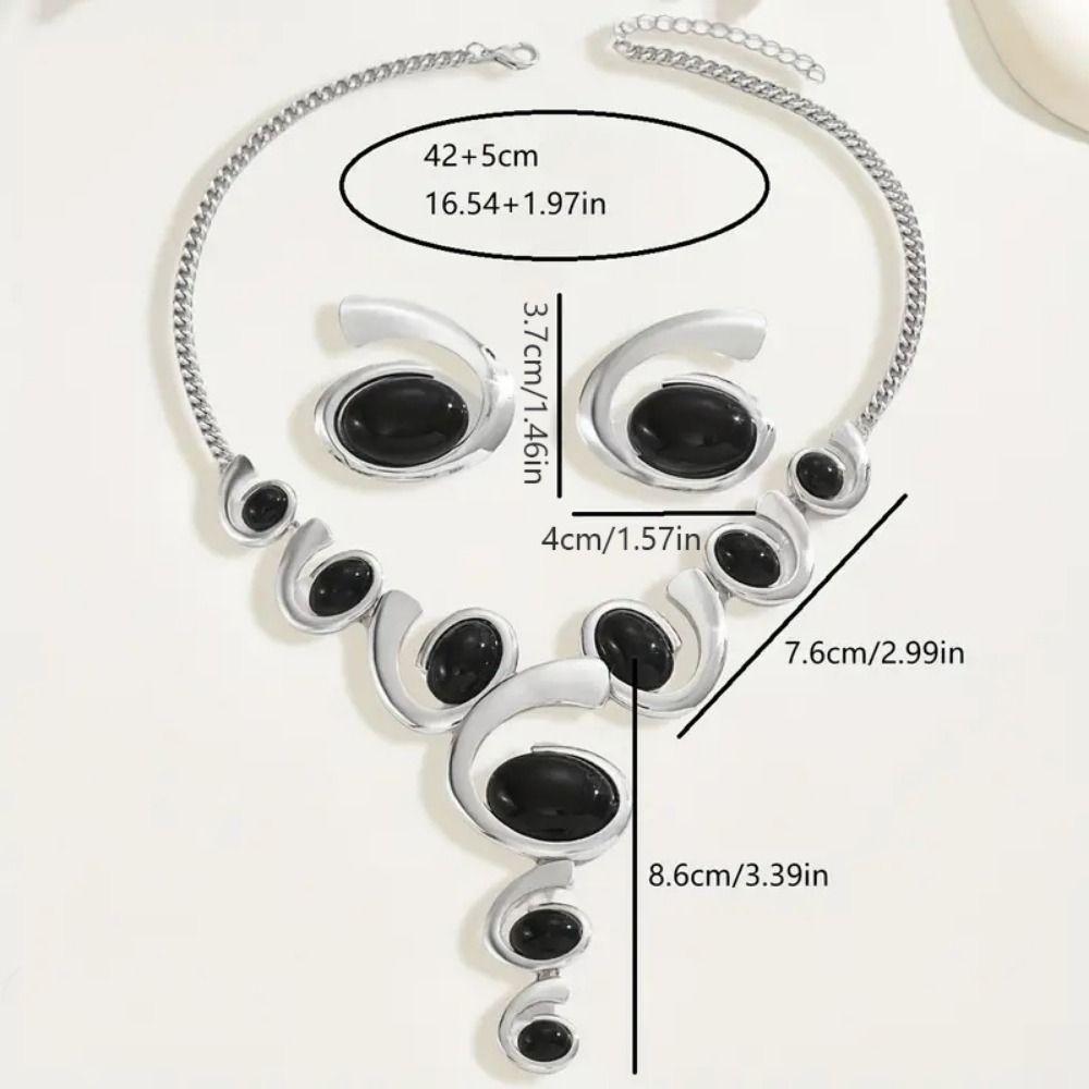 Alloy Spiral Snail Clavicle Chain Adjustable Charm Bridal Jewelry Elegant Women Choker