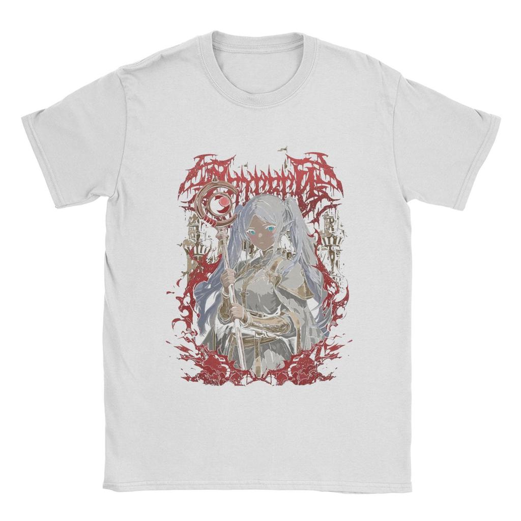 Men's Frierens The Slayer Heavy Metal T Shirts 100% Cotton Clothing Novelty Short Sleeve Crew Neck Tees Summer T-Shirts