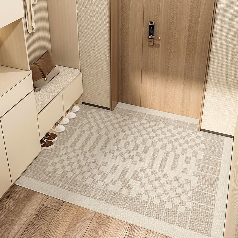 Минималистичный дизайн ПВХ водонепроницаемый и не требующий стирки вертикальный входной коврик для входной двери дома прихожая коврик для ног