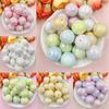 20 шт. акриловые желейные цвета карамельные акриловые 16 мм DIY ювелирные аксессуары сферические бусины для изготовления браслетов и сережек свободные бусины