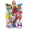 Мультяшные Манга Dandadan Экшен Комедия Креативные Одеяла Теплое Флисовое Плед для Дивана для Дома Спальни Наружного Использования Покрывало