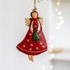 Классическое украшение «Железный ангел» для украшения рождественской елки, в стиле ретро, домашний праздничный акцент, железный настенный подвес «Ангел»