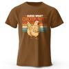 Мужская футболка с принтом Chicken Butt, 100% хлопок, свободные футболки с принтом Silly Graphic Tees для женщин, летние топы, игривая уличная одежда