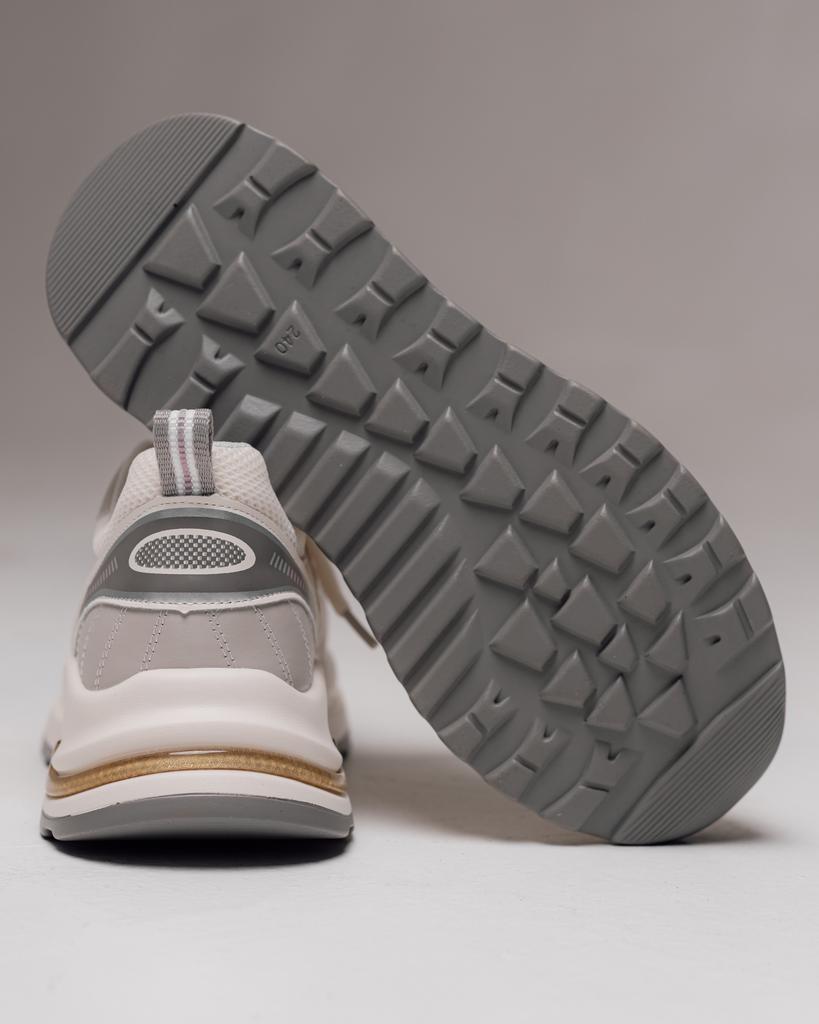 Кроссовки текстильные Allsy 26803 36 молочные кожа