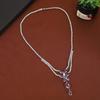 Jewelry Set Luxury Water Drop Earrings Gorgeous Necklace Jewelry Two-Piece Prom Accessories Women