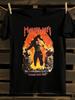 MANOWAR Винтажная футболка 1996 года "Louder Than Hell" Мужская футболка Женские футболки с принтом букв Футболка с коротким рукавом Повседневная уличная футболка Топ