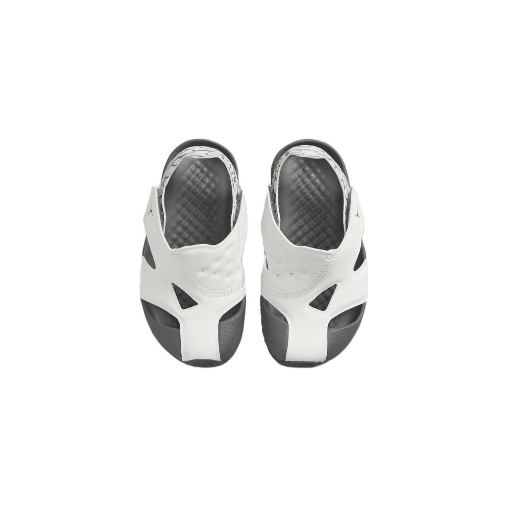 Jordan Flare TD Slip Resistant, Abrasion Resistant, Breathable Children's Sandals White Black Infant And Toddler CI7850-100