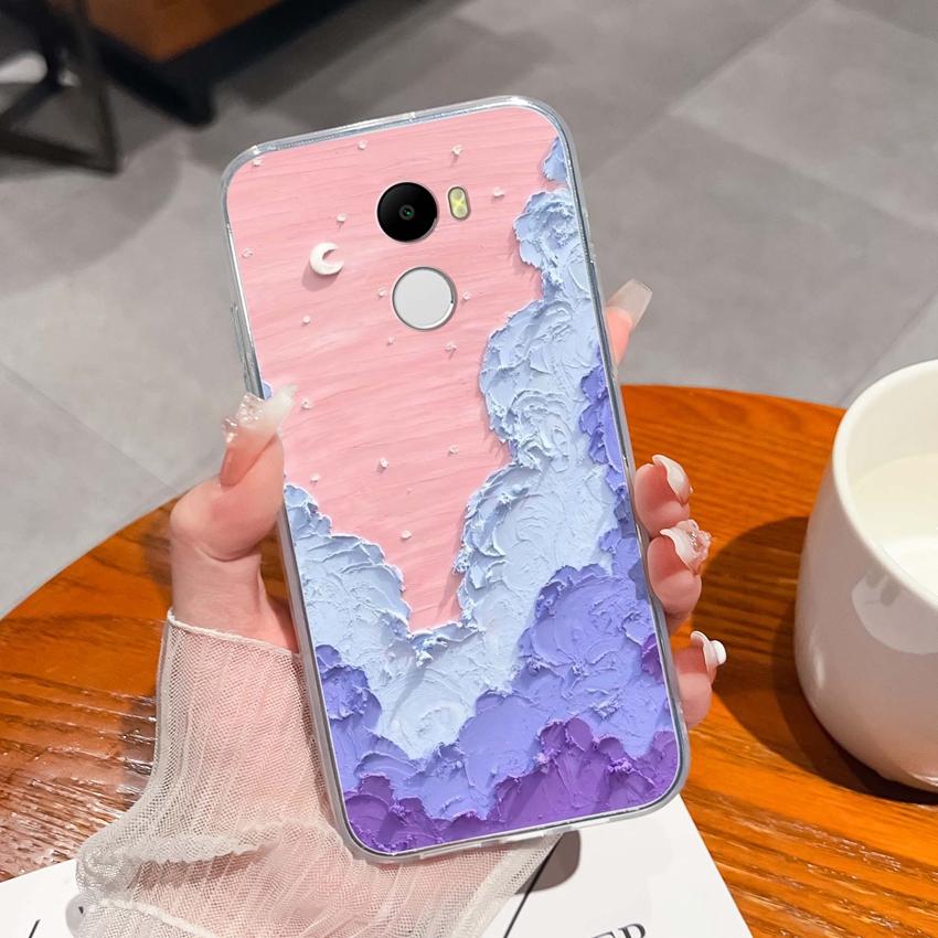 Чехол для Redmi 4 3 6 Pro 4A 4X 5A 5 Plus K90 Милый узор акулы и кошки Телефонные сумки Мягкий ультратонкий ТПУ силикон Противоскользящая оболочка для Redmi Прозрачная задняя крышка
